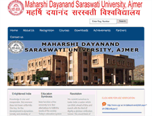 Tablet Screenshot of mdsuajmer.com